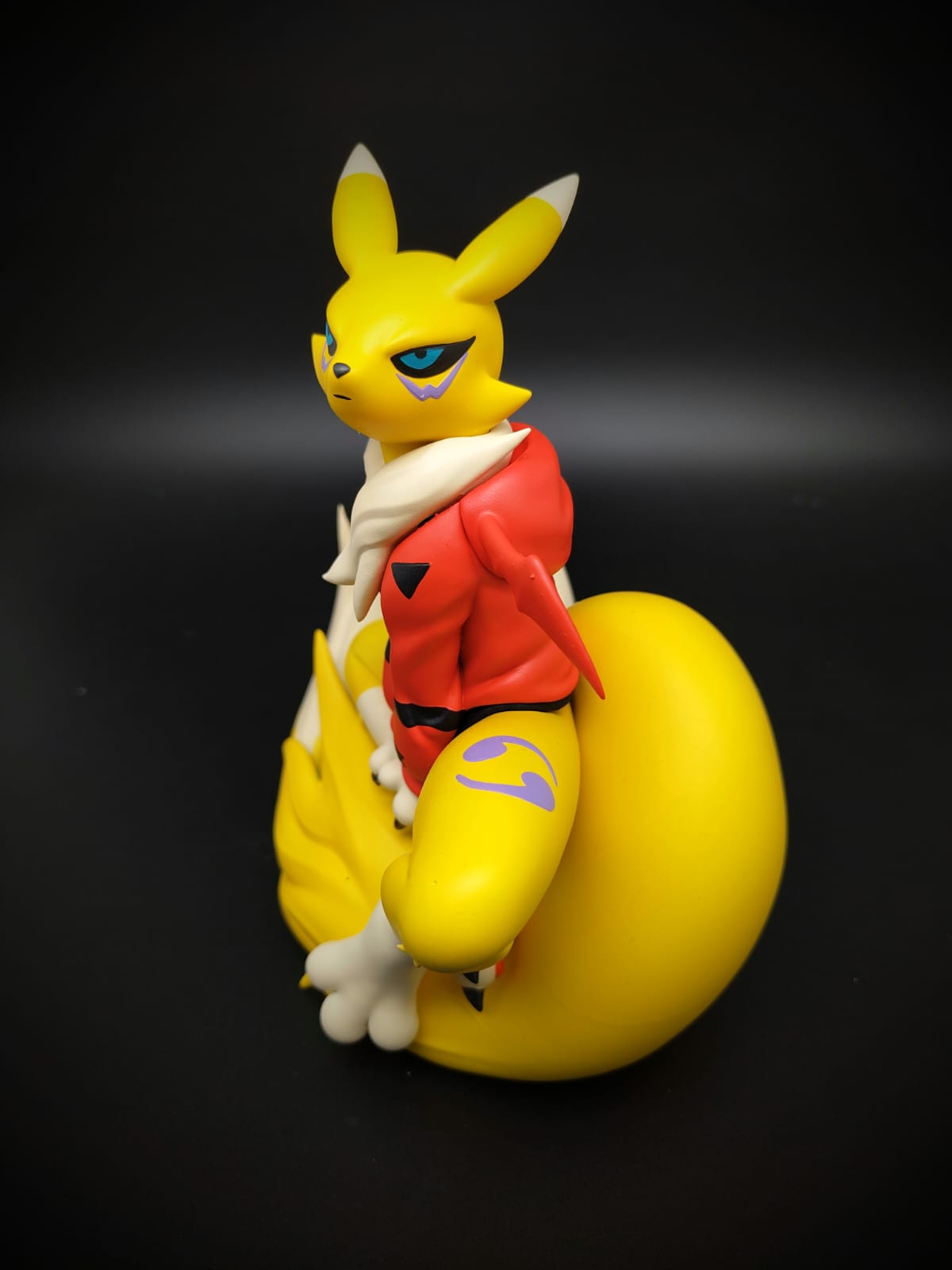 Digital Fox with Sweatshirt