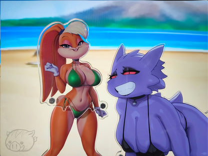 Naughty Hopper - Premium Magnetic Acrylic Standee